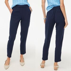 J.Crew jamie pant with elastic waist in navy blue Trousers